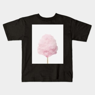 Fairy Floss Print Pink, Girls Nursery Room Decor, Cotton Candy,  Kids room print art, Trendy modern print Kids T-Shirt